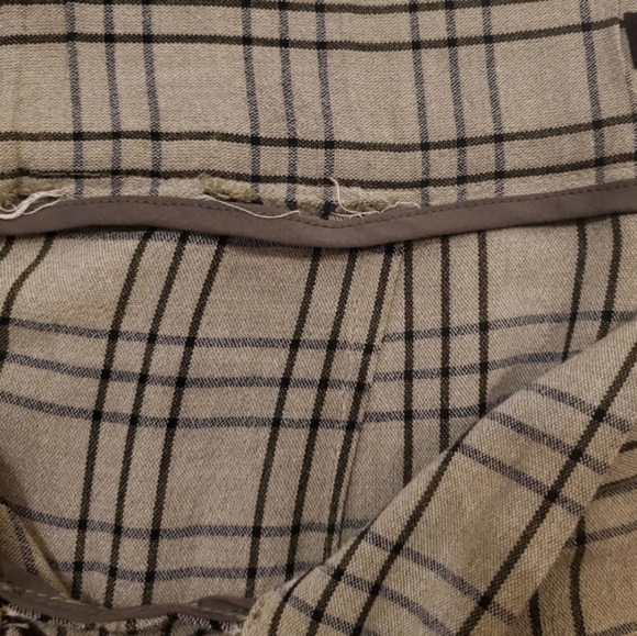 ZARA Ruched Tie Front Plaid Skirt - Picture 7 of 10